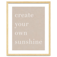 Create You Own Sunshine