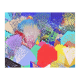 Modern Life, Abstract Contemporary Graphic Design, Eclectic Colorful Shapes (Print Only) thumbnail