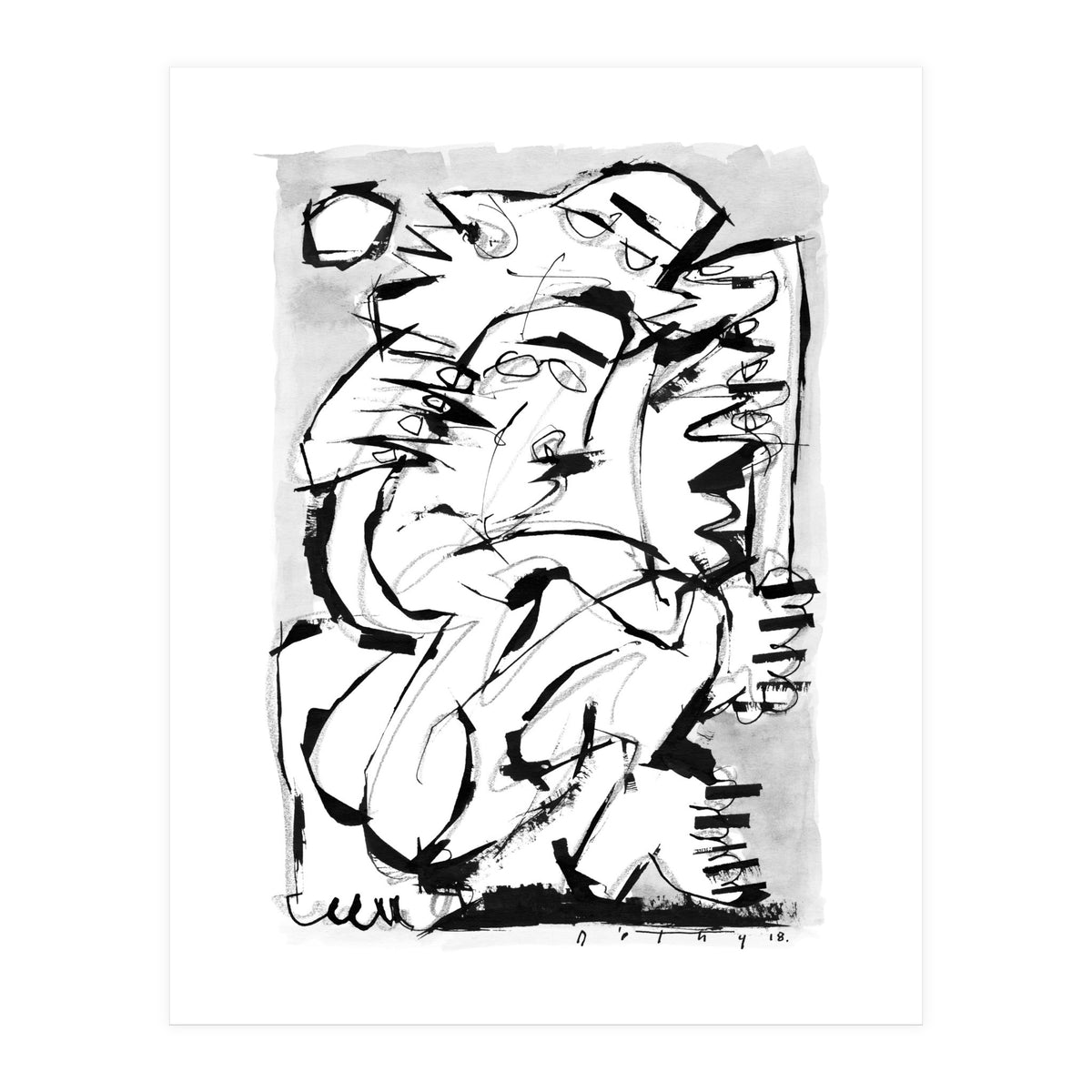 It's Okay - b&w (Print Only)