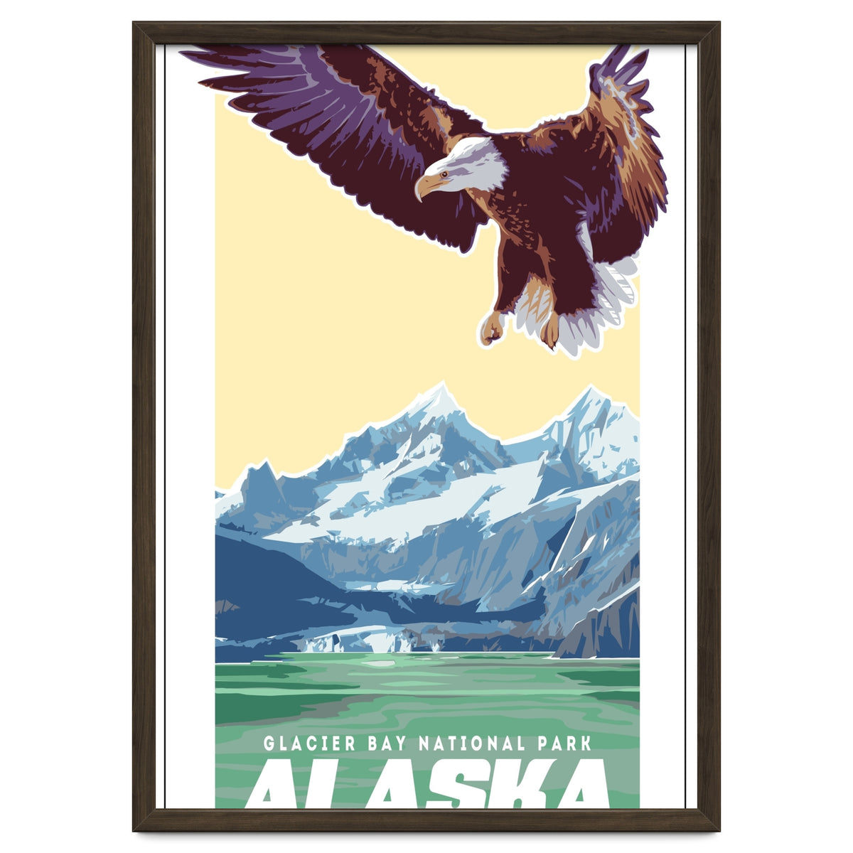 Alaskan Eagle Poster