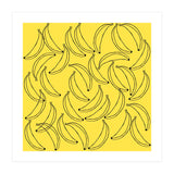Bananas pattern on yellow background (Print Only) thumbnail