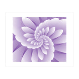 Abstract Purple Floral  (Print Only) thumbnail