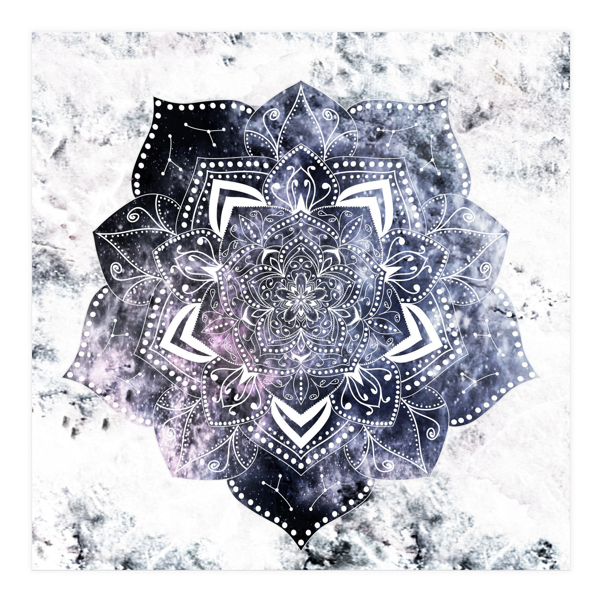 Cancer Constellation Mandala (Print Only)