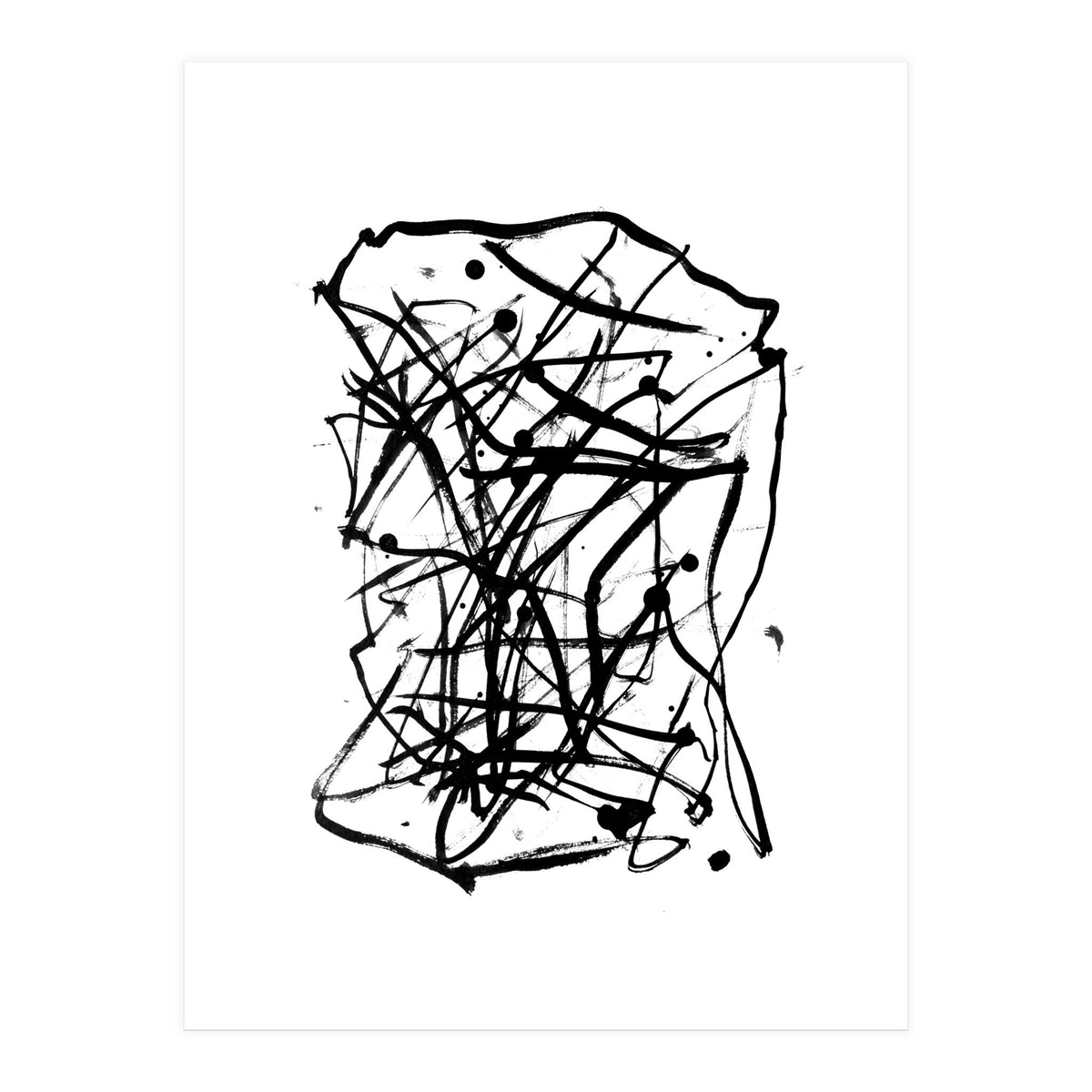 Homage to Jackson Pollock (Print Only)