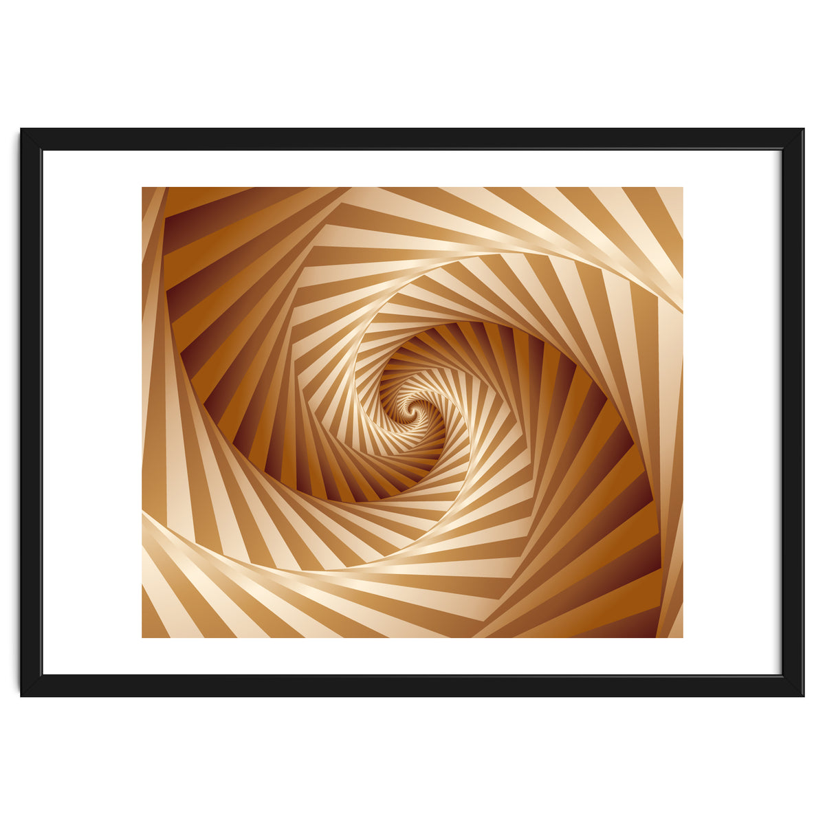 3D Effect Spiral Pattern