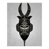 Horned Tribal Mask  (Print Only) thumbnail