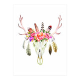 Boho Cow Skull (Print Only) thumbnail