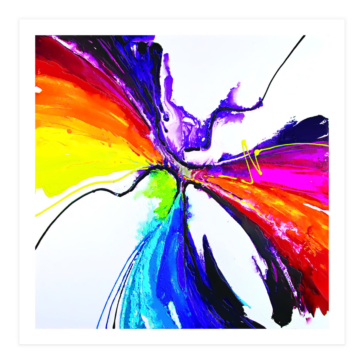 Abstract Art Britto - QB294 (Print Only)