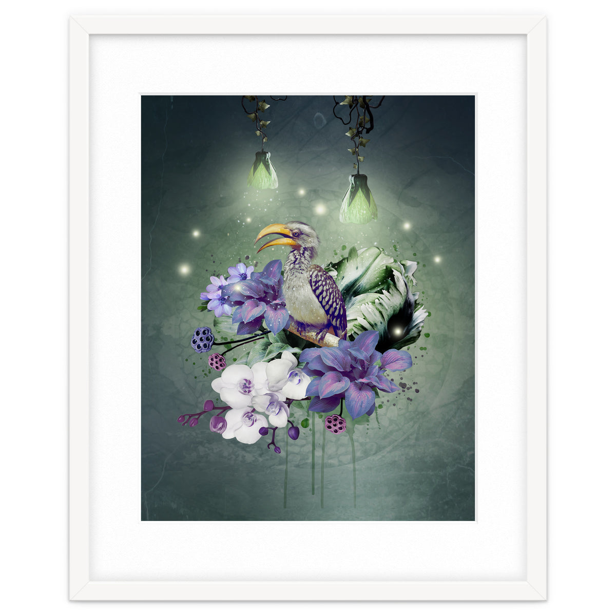 Floral Magic Hornbill