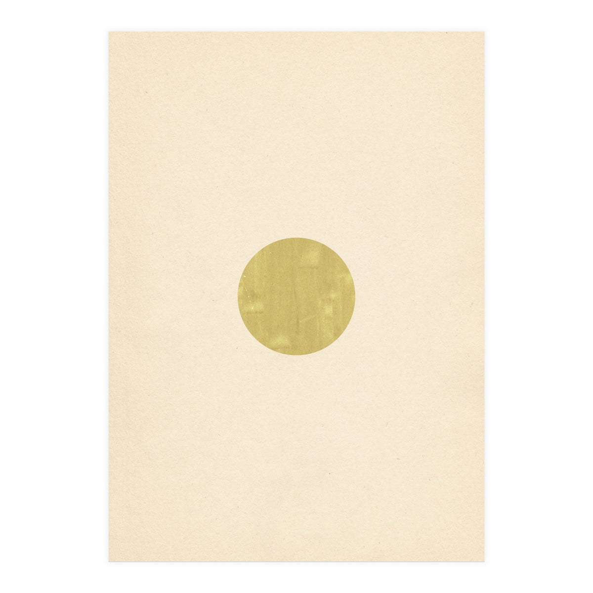 Olive green circle (Print Only)