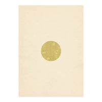 Olive green circle (Print Only)