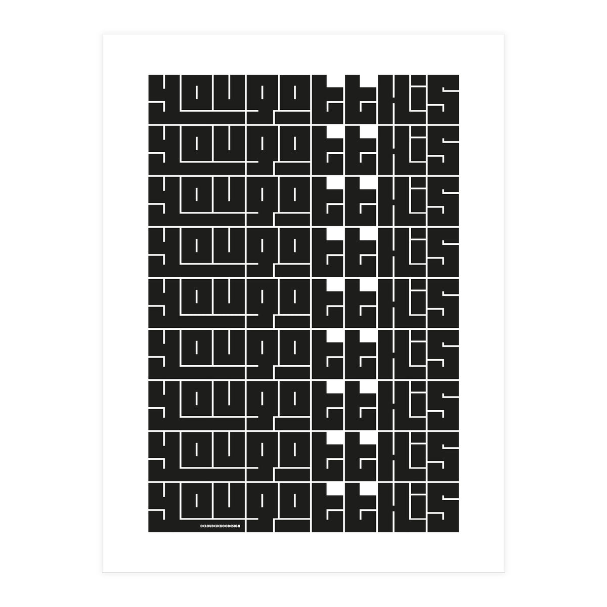Mono You Got This (Print Only)