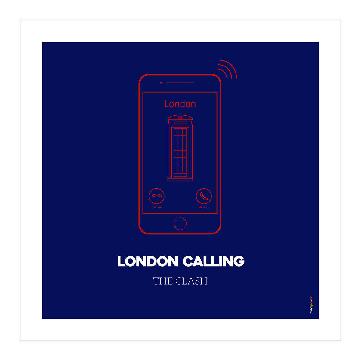 The Clash London Calling (Print Only)