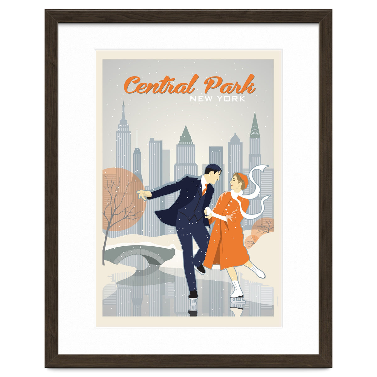 Skating in Central Park