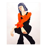 Untitled #60 - Woman in organge and black (Print Only) thumbnail