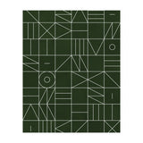 My Favorite Geometric Patterns No.6 - Deep Green (Print Only) thumbnail