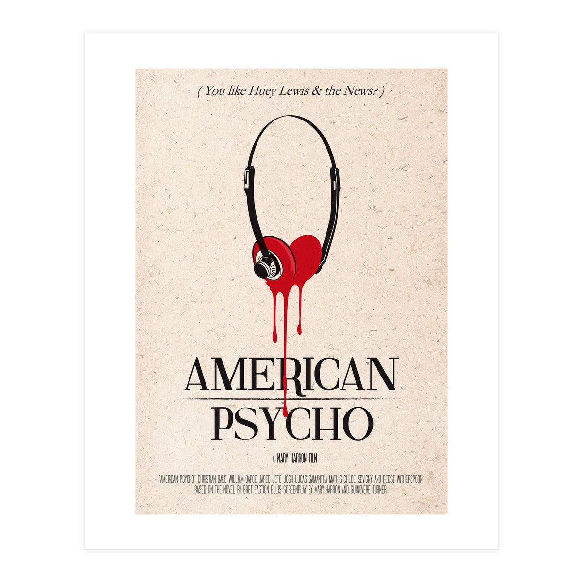 American Psycho movie poster (Print Only)