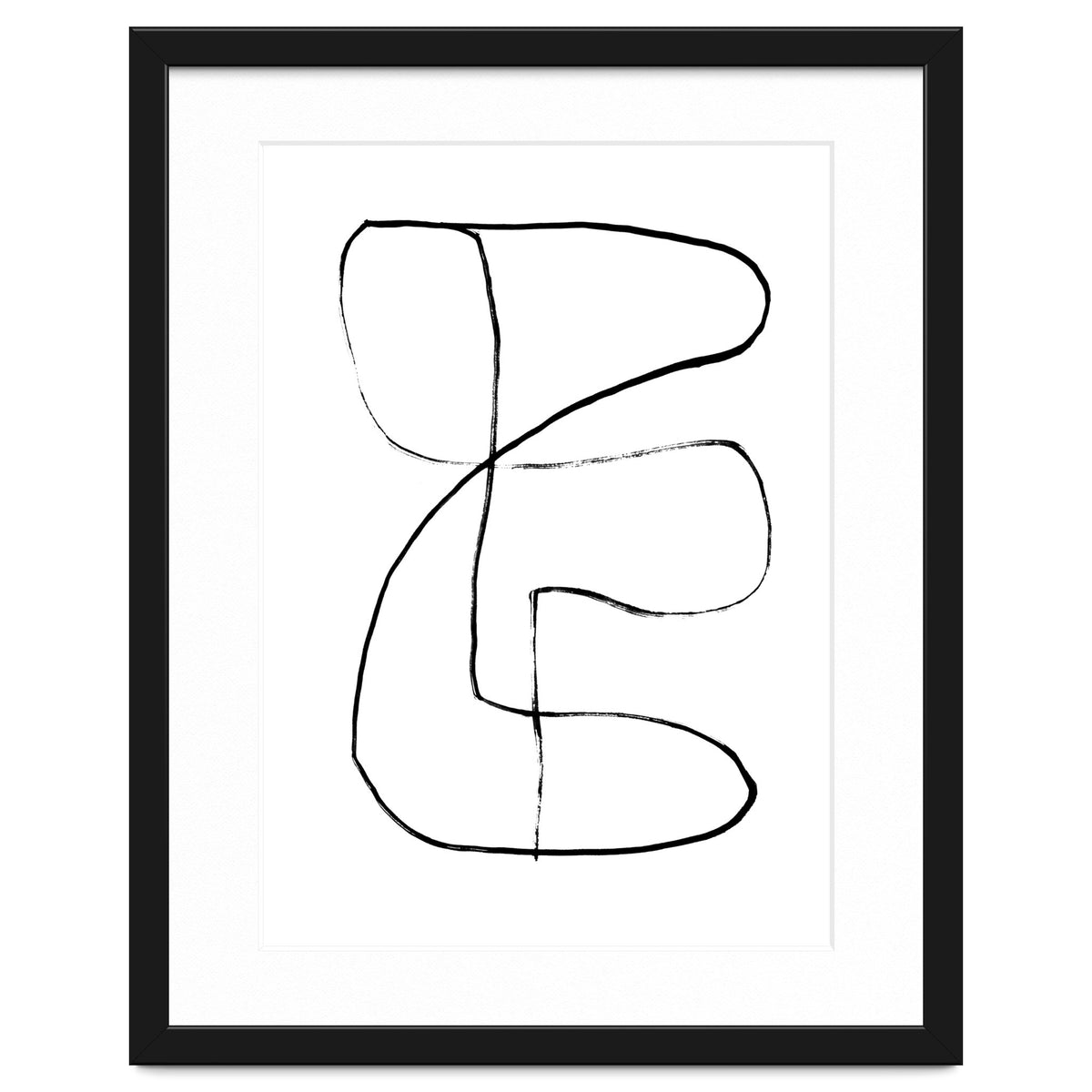 Mid-Century Line Art Print #1