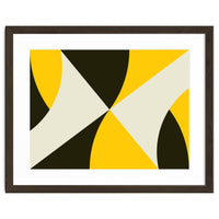 Geometric Shapes No. 4 - yellow, black & white