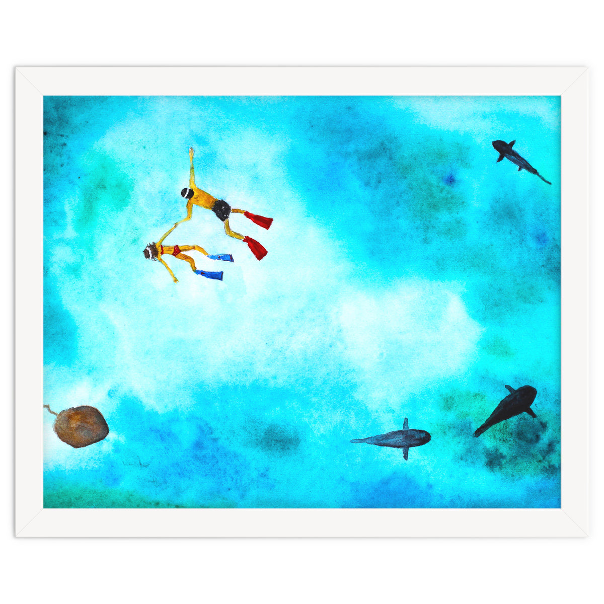 One summer day || watercolor