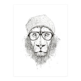 Cool Lion Bw (Print Only) thumbnail