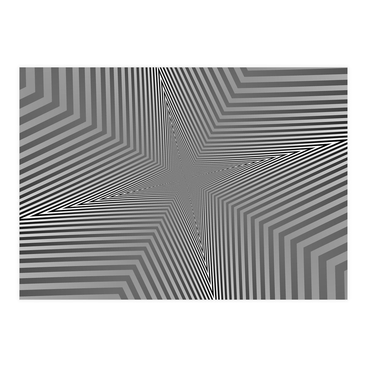 Abstract Triangle Pattern Geometric  (Print Only)