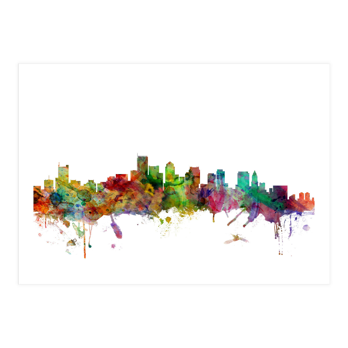 Boston Massachusetts Skyline (Print Only)
