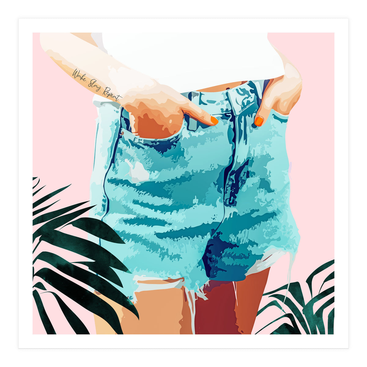 Wake. Slay. Repeat. (Print Only)