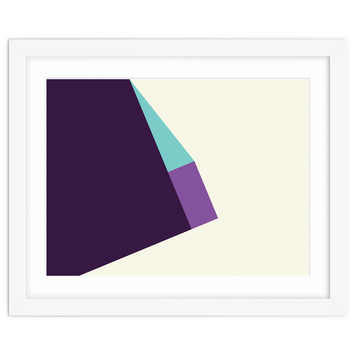 Geometric Shapes No. 42 -  lilac, blue & purple