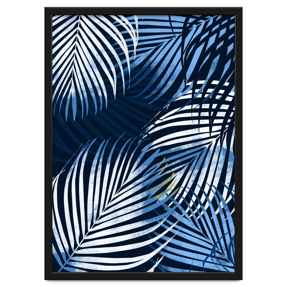 Palm Leaves Blue