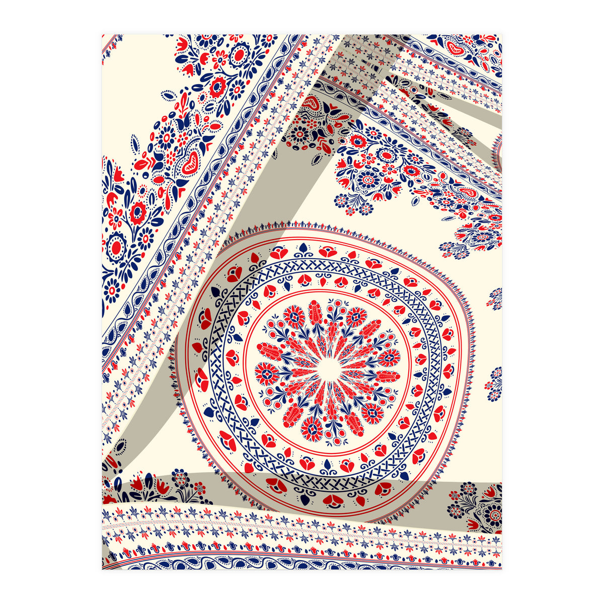 Romanian embroidery background 40 (Print Only)