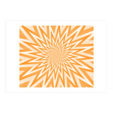 Abstract Orange Geometric Design Art (Print Only) thumbnail