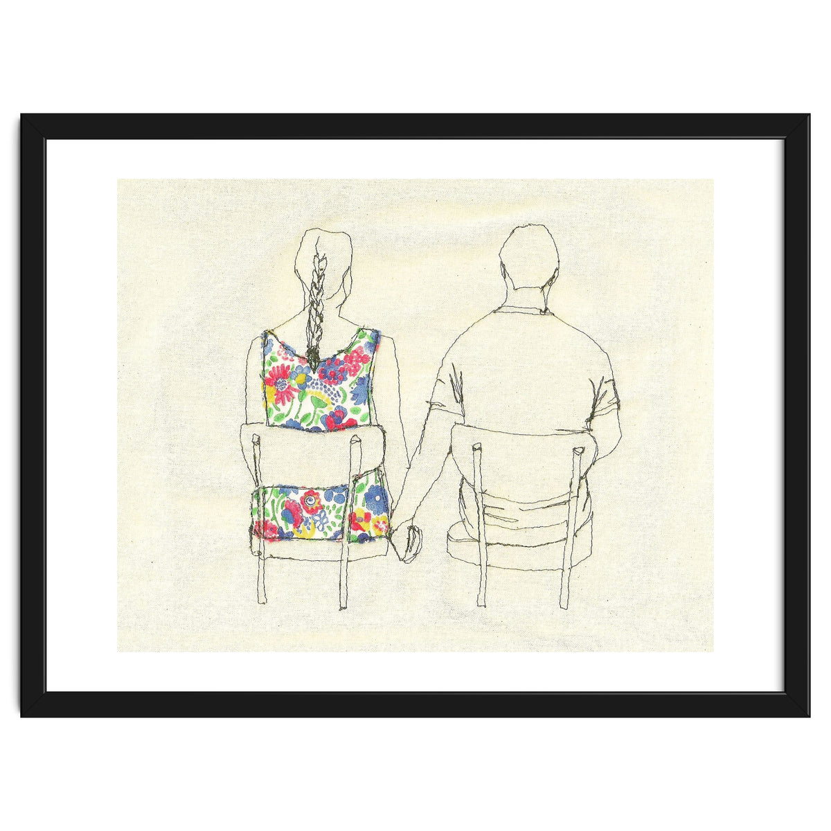 Colourful Couple Print