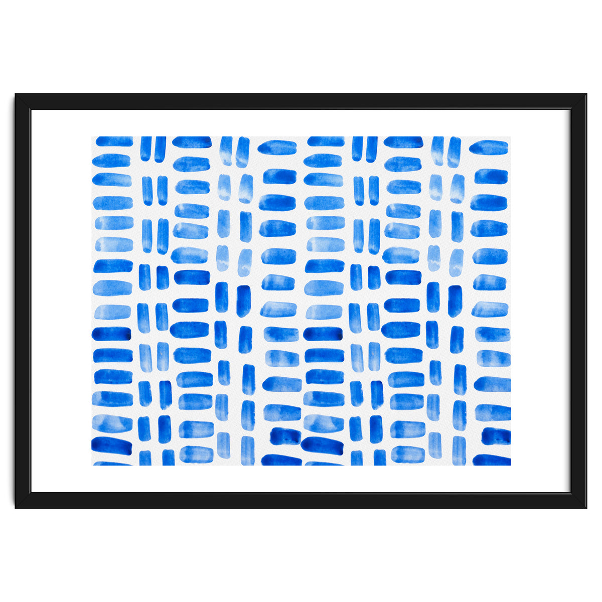 Blue abstract rectangles
