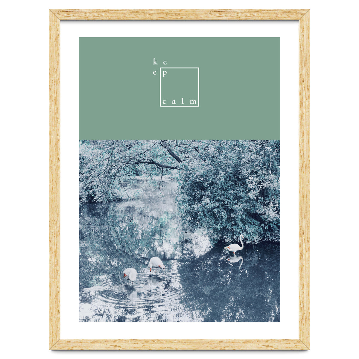 Flamingos - keep calm