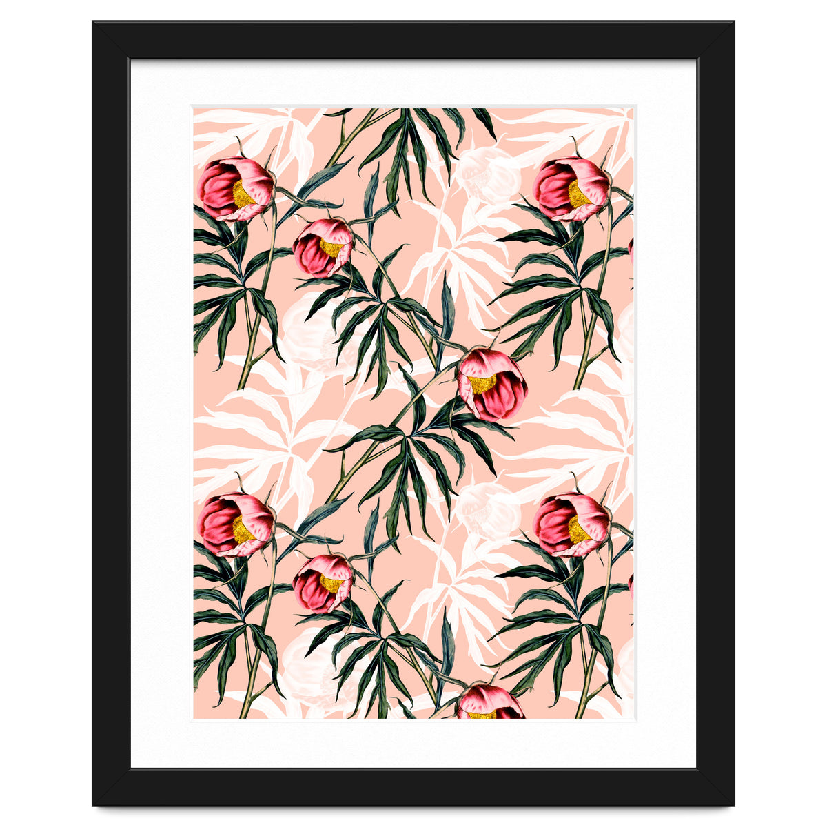 Flowery blooming pink