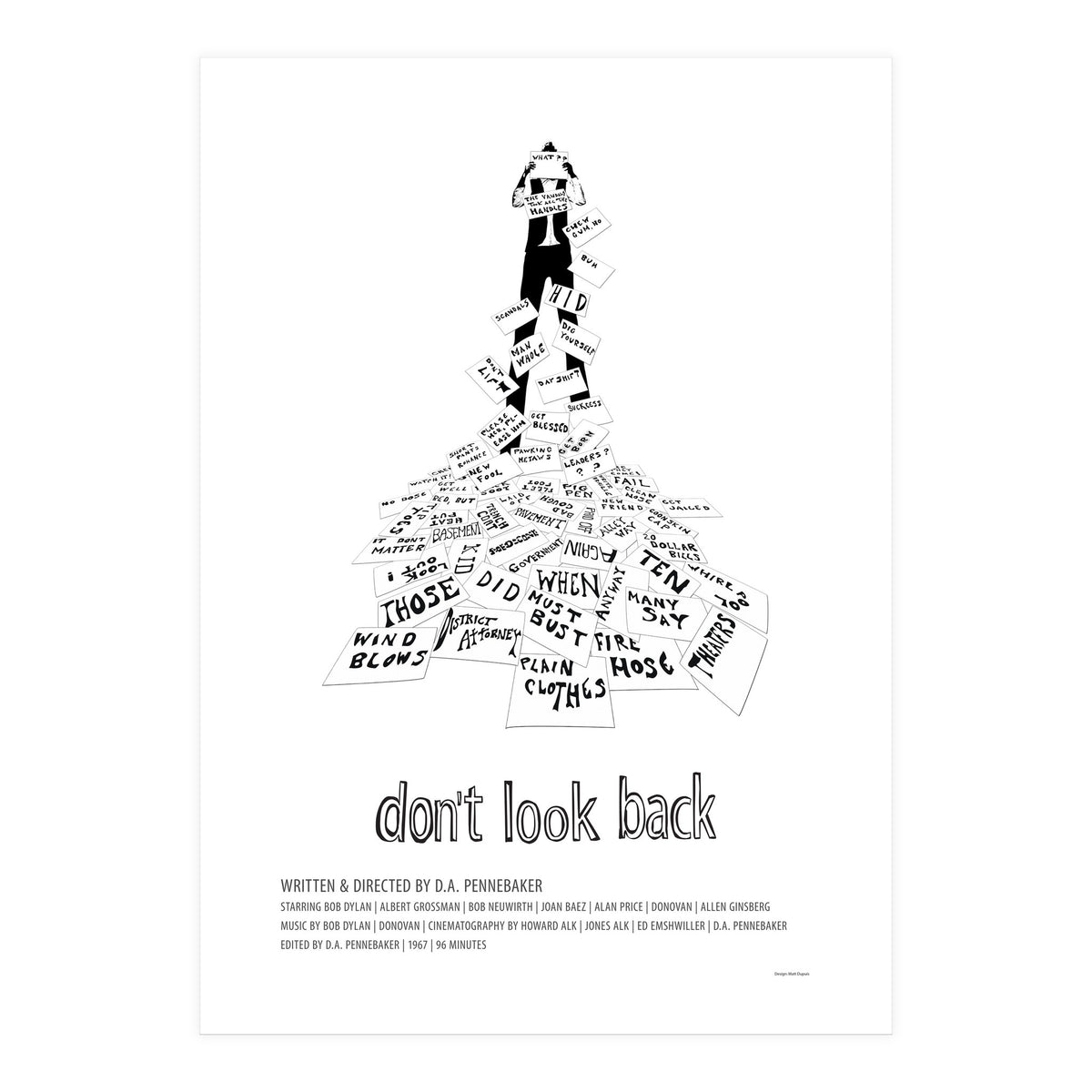Dont Look Back (1967) (Print Only)