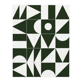 My Favorite Geometric Patterns No.15 - Deep Green (Print Only) thumbnail