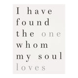 The One My Soul Loves, White (Print Only) thumbnail