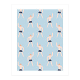 Swimming Boy Pattern (Print Only) thumbnail