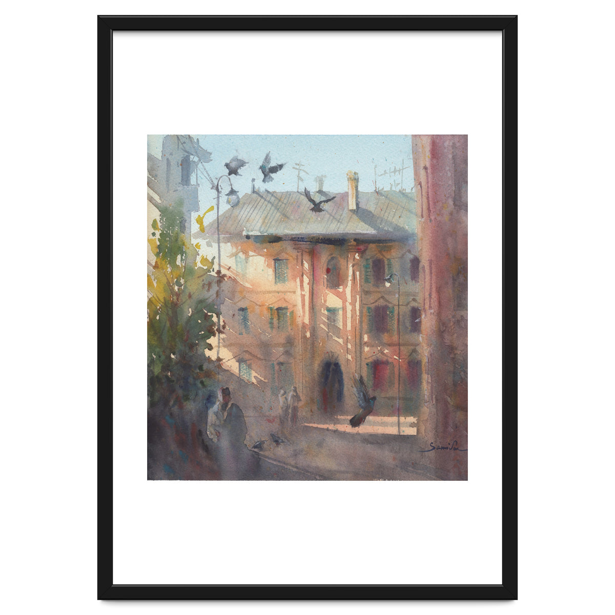 Sunny morning in Italy