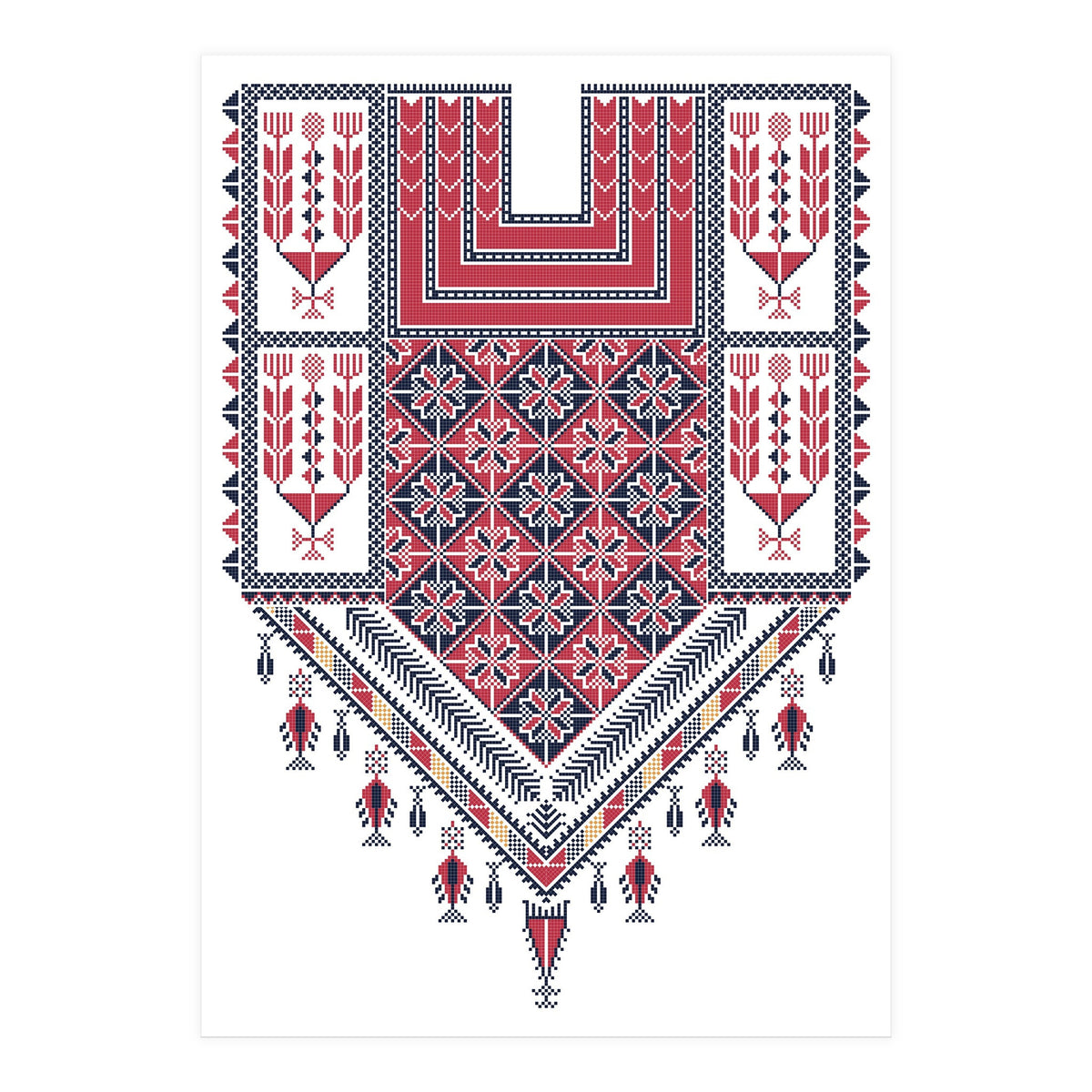 Tatreez Ornament 15 (Print Only)