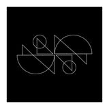 Tandem Cyclists | modern geometric (Print Only) thumbnail