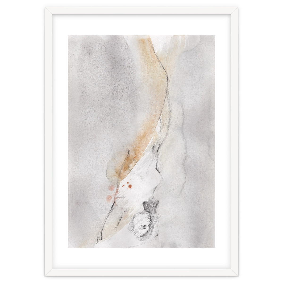 Drawing of a beautiful girl