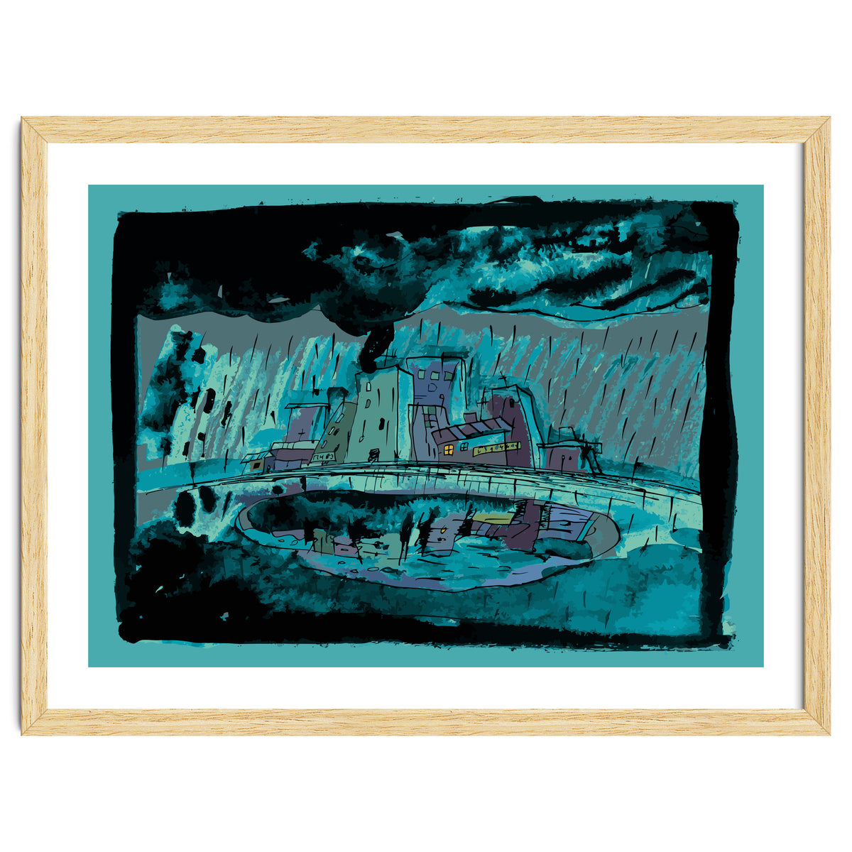 Autumn Rain in the Old City