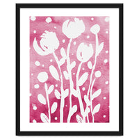 Abstract Flowers Pink