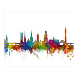 Shrewsbury England Skyline (Print Only) thumbnail