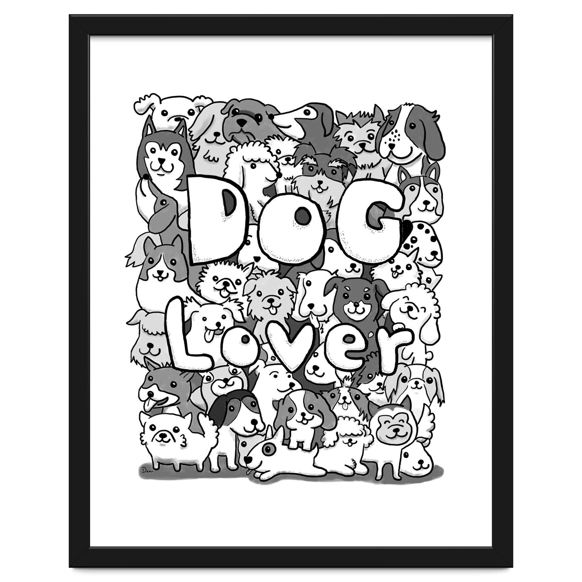 Doodle 72:  Dog Lover