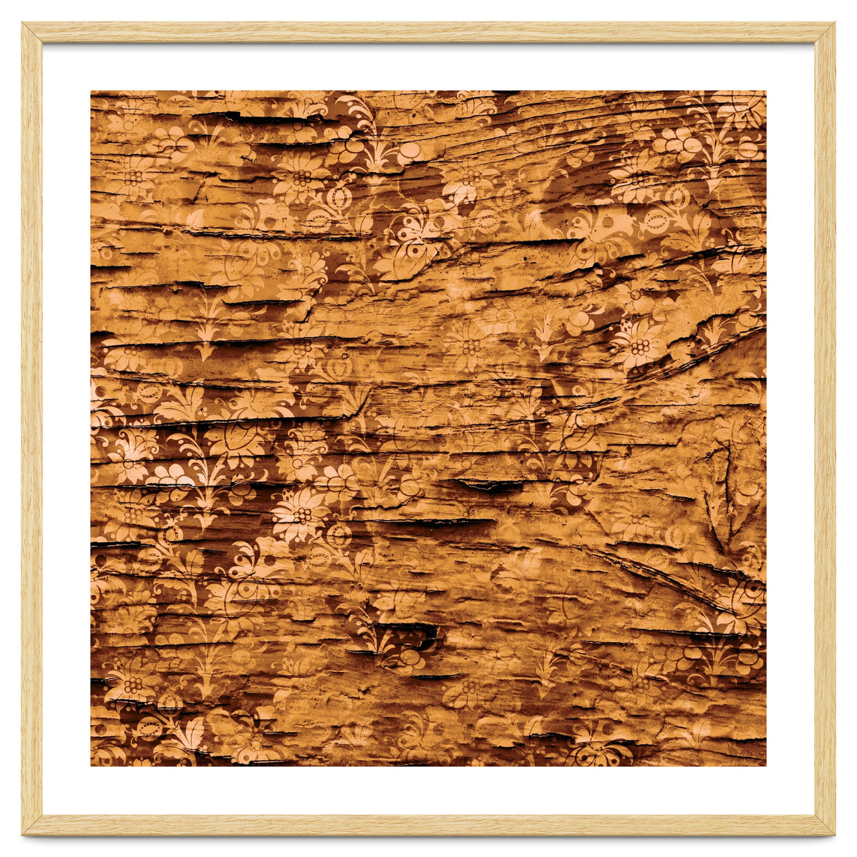 Wrinkled Ornament Old Gold