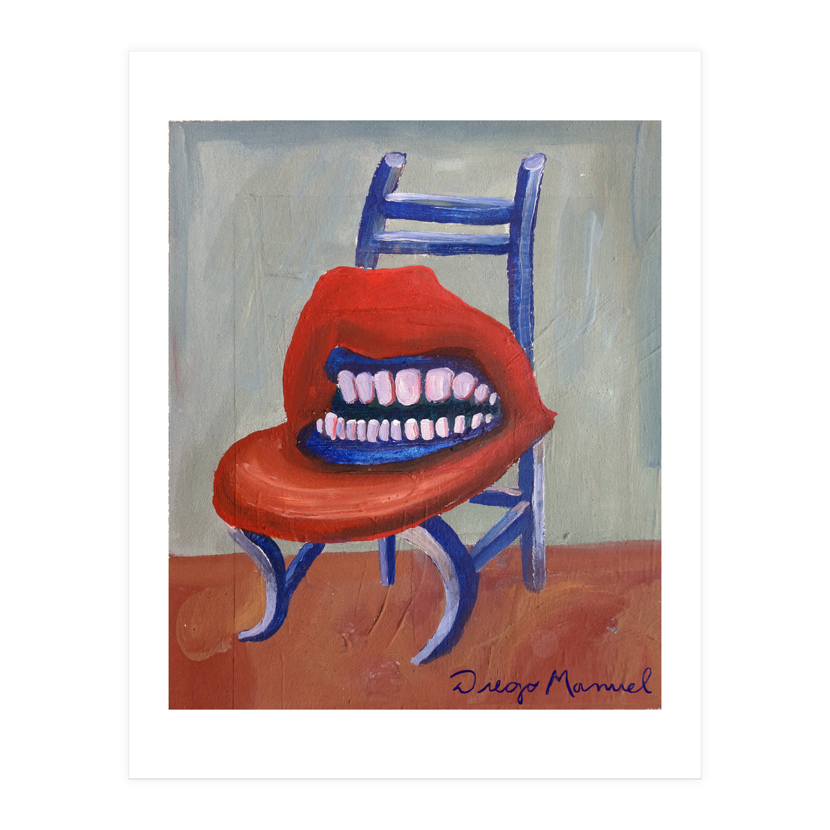 Mouth chair (Print Only)